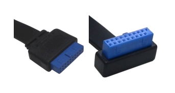 USB 3.0 20F 180 度轉 90 度