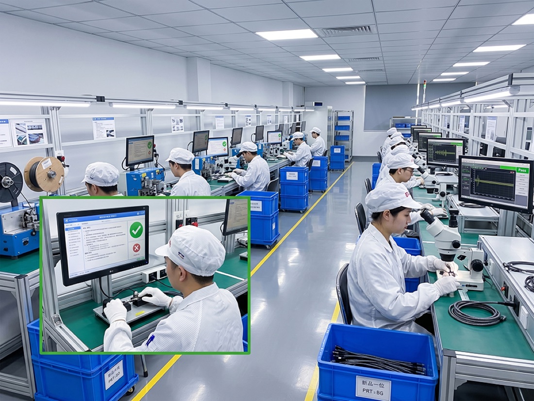 高位自動化線材加工產線實況