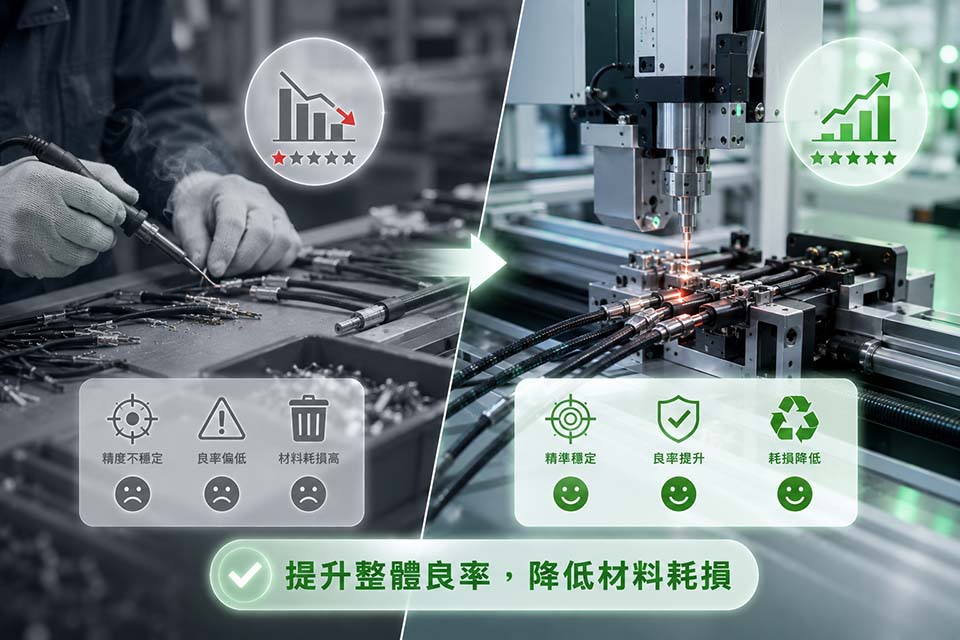 製程資源效率與設備優化示意圖